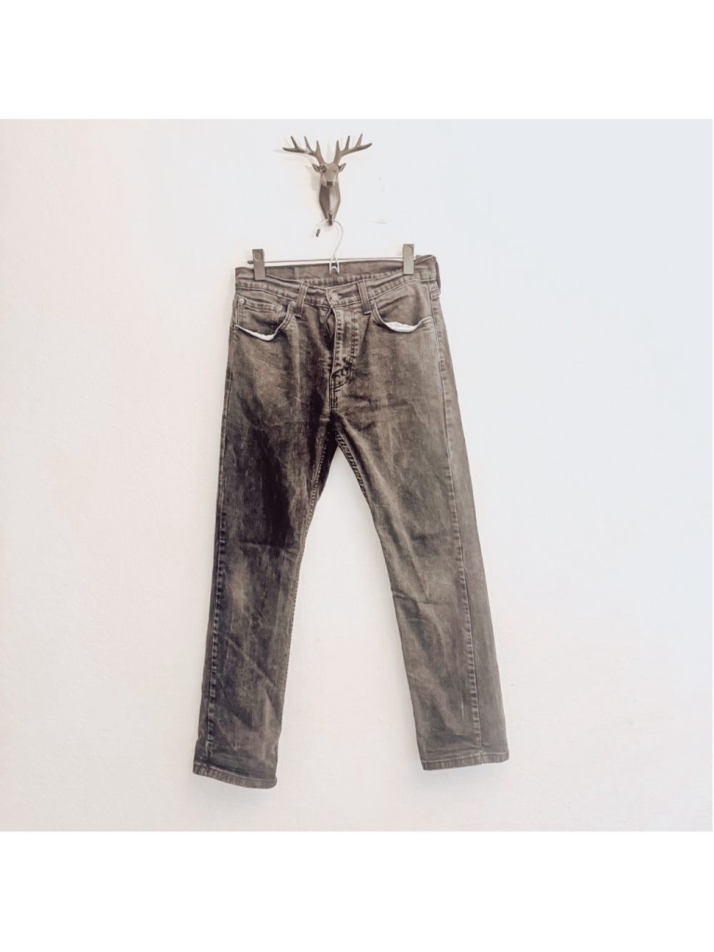 Levi's Men’s Black Slim Straight Jeans Waist 32